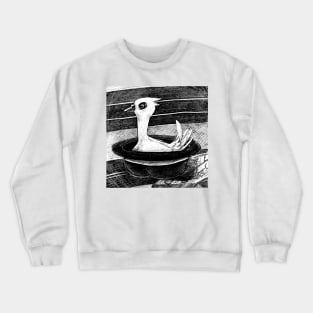 Dove in a hat Crewneck Sweatshirt